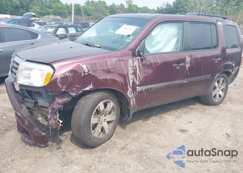 2012 Honda Pilot Touring from USA, damaged, VIN 5FNYF4H95CB037112